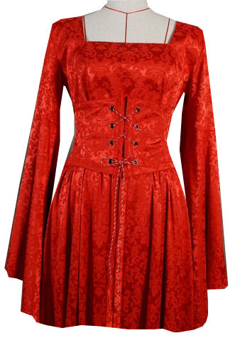 Ladies Medieval Renaissance Costume and Headdress Size 16 - 18 Image